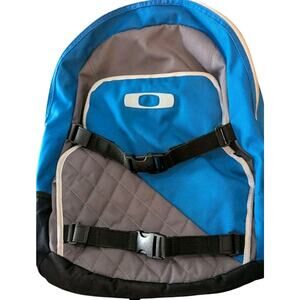 Oakley Streetman Backpack Black Blue Skate Pack 2.0 Laptop Bag Canvas